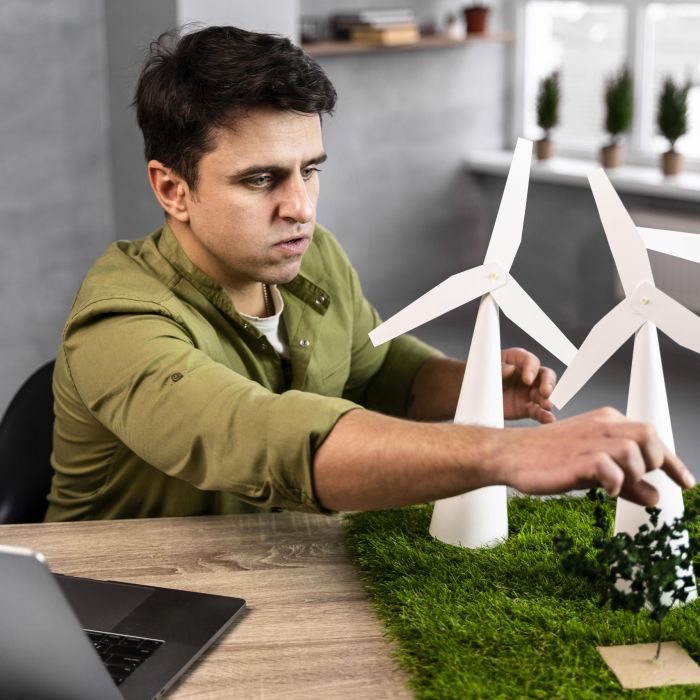 man-working-eco-friendly-wind-power-project-with-wind-turbines